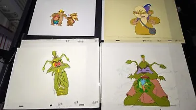 EWOKS Animation Cels BACKGROUND Production Art  Vtg Star Wars Toys Figures I12 • $85.09