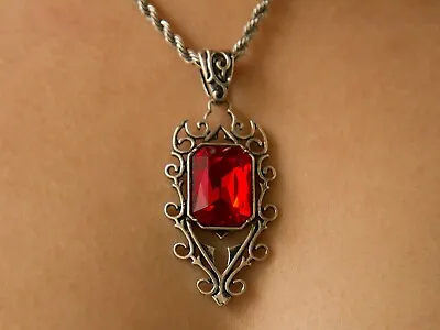 The Mortal Instruments Isabelle Lightwood Ruby Pendant Necklace Shadowhunters • $14.99