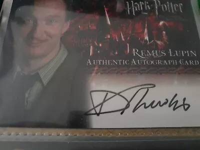 Harry Potter Prisoner Of Azkaban David Thewlis Art Box Card Signed • $255