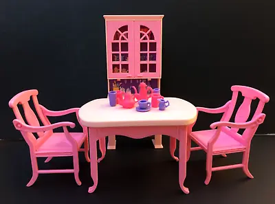 Vintage 1995 Barbie Furniture So Much To Do Dining Room Play Set Mattel #67150 • $29.99