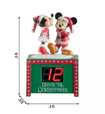 Disney Mickey Mouse Minnie Christmas Countdown Speaks Mickey Voice And Phrases • $27.95