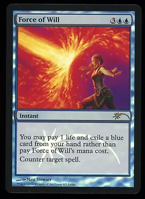 Force Of Will - FOIL - MTG Judge Promo - RareCo • $202.50