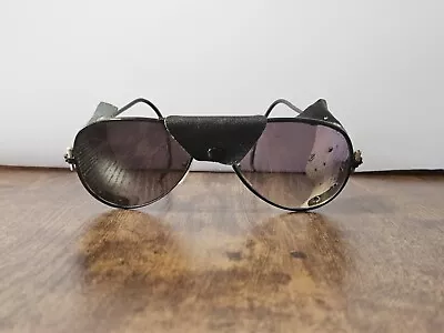 (frame Only) Vintage 60s Black Glacier Sunglasses Frame Made In Germany #k159 • $67.94