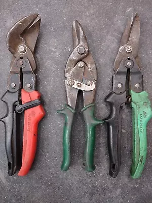 Lot Of 3 Sheet Metal Snips Malco Brand • $6.24