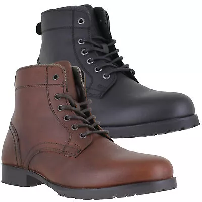 Mens Oaktrak Bates Lace Up Military Combat Leather Ankle Boots Sizes 7 To 12 • £24.99