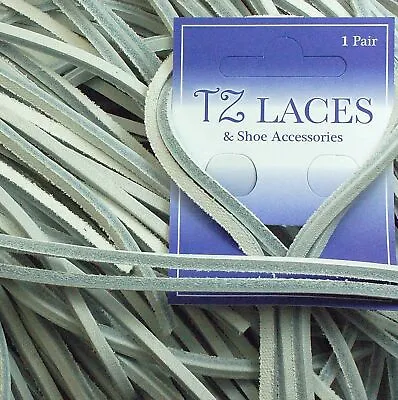 Square 3mm White Leather 120cm Shoe Hiking Boot Laces • £6.49