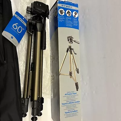 Dynex DX-TRP60 Tripod With Carrying Case All-Purpose Tripod-Digital Series - New • $25