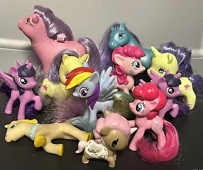 Lot Of Vintage & Modern Ponies My Little Pony & Flutter Pony Pink Purple • $12