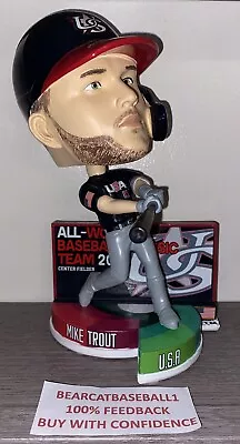 Mike Trout Team Usa 2023 All World Team Bighead Bobblehead Foco Nib! #55/144 • $85.99