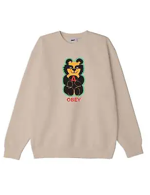 Obey Clothing Men's Bear Icon Sweater - Oatmilk • £70