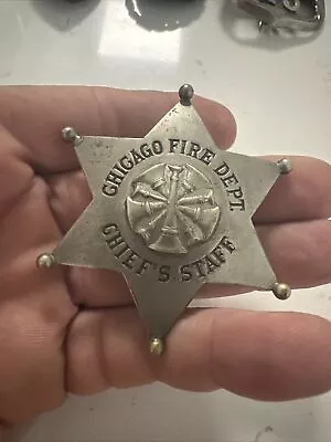 Vintage Obsolete Chicago Fire Dept Badge • $53