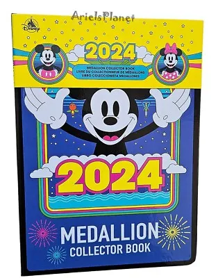 Disney World Parks 2024 Collectible Medallion Holder Book Binder Mickey Mouse • $29.95