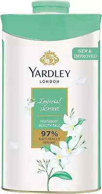 Yardley London Jasmine Perfumed Talcum Powder - 250 G. 8.8 Oz Deodorizing Talc • £10.64