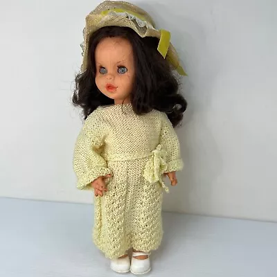 Vintage 1970s Doll Zanini Zambelli ZZ Made In Italy 40cm / 16  Bambola Angry • $36.86