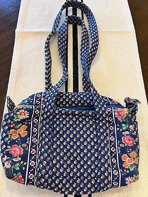 Vera Bradley Retired Rare Royal Small Duffel Bag! • $49.99