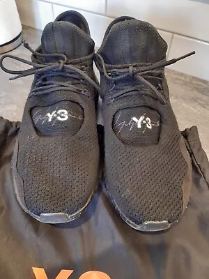 Adidas Y3 Trainers Size 10.5 In Black Please Read Discription • £5