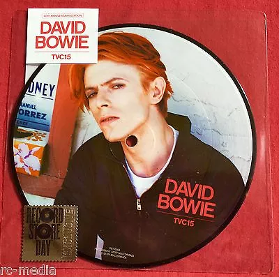 DAVID BOWIE -TVC15- Rare UK Record Store Day 7  Picture Disc (Vinyl Record) RSD • £32.99