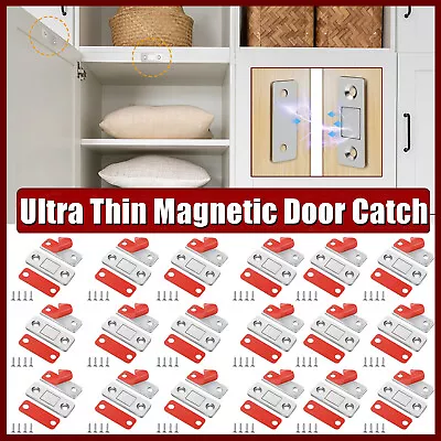 Lot Cupboard Door Magnet Ultra Thin Magnetic Door Catch Drawer Magnetic Latch UK • £3.79