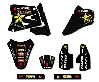 $45.95 • Buy SUZUKI ROCKSTAR Factory Quality Graphics RM85 RM85L 2002-2019 Motocross Decals