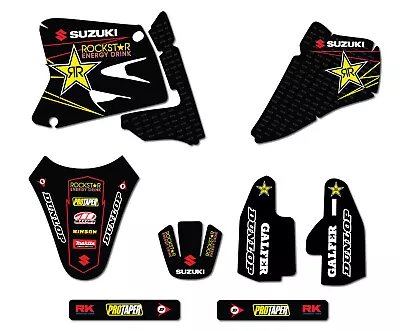 $45.95 • Buy SUZUKI ROCKSTAR Factory Quality Graphics RM85 RM85L 2002-2019 Motocross Decals