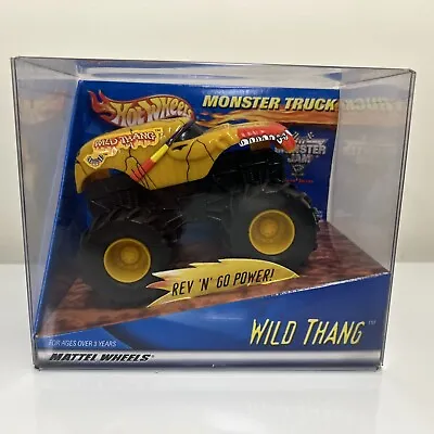 2000 Hot Wheels Monster Jam Truck Wild Thang Rev N Go 1/43 Mattel New • $19.99