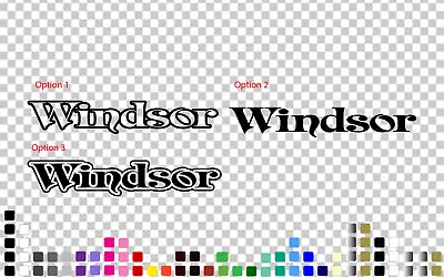 Windsor Caravan Replacement Vinyl Decal Sticker • $39.99