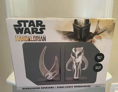 Disney Star Wars The Mandalorian Book Ends 6 In X 4.7 In X 9.3 In -Fast • $42.29