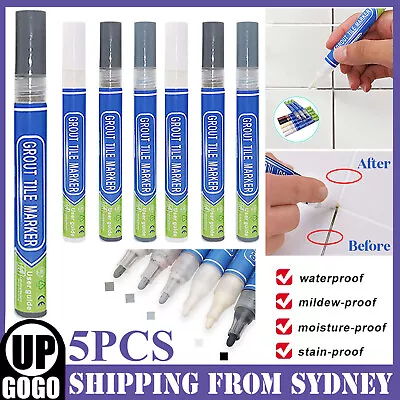 3Colours Tile Repair Pen Styling Wall Gap Refill Grout Refresher Marker Bathroom • $7.99