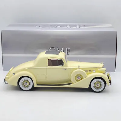 CMF 1:18 Packard Super Eight Coupe 1936 Yellow CMF18005 Resin Models Collection • $173