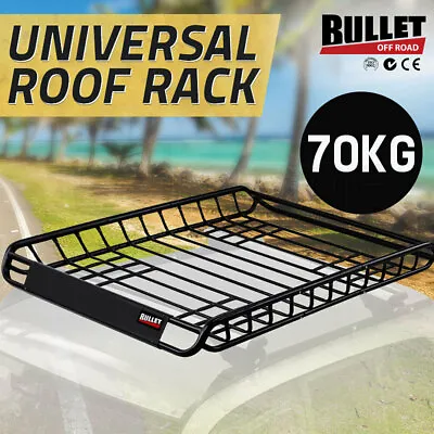BULLET Universal Roof Rack Basket - Car Luggage Carrier Steel Cage Vehicle Cargo • $203