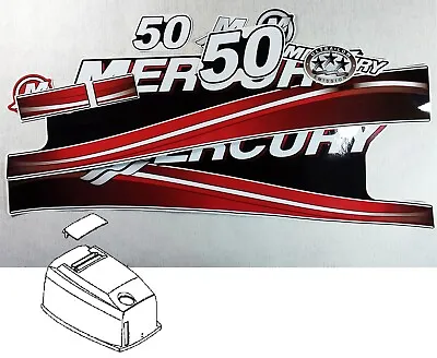 For MERCURY 50 Two Stroke ( 3-CYL ) Vinyl Decal Set From BOAT-MOTO/ Sticker Kit • $40