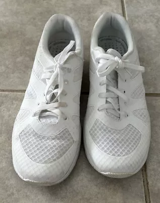 Kaepa All-American 6520 Cheer Shoes Women's Size 7.5 All White Immaculate • $29.99