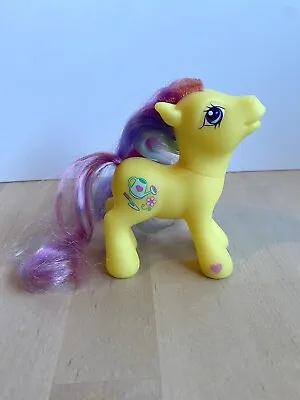 My Little Pony Gen 3 2004 Flower Wishes Yellow Merriweather Hasbro Horse • $12