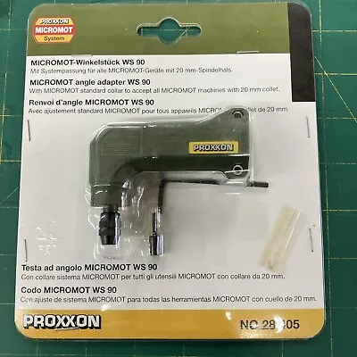 Proxxon 28405 Micromot Angle Adapter WS 90 Discontinued • $75