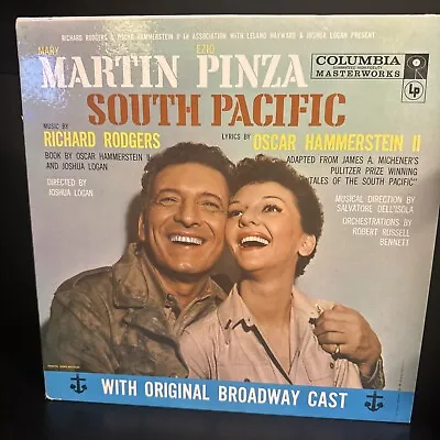 Mary Martin Ezio Pinza With Original Broadway Cast – South Pacific Vinyl LP • $2.95