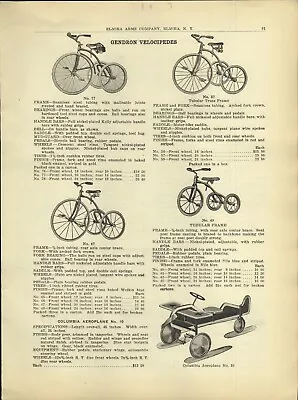 1930 PAPER AD Vintage Antique Toy Play Pedal Car Columbia Airplane Plane  • $19.99