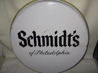 Vintage Round Schmidt's Of Philadelphia Light Beer Metal Tray 13  VGC  • $14.99