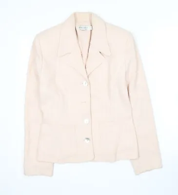 £10 • Buy Charlotte Halton Womens Pink Jacket Blazer Size 12