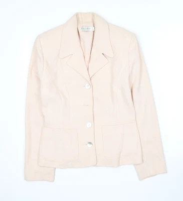 £10 • Buy Charlotte Halton Womens Pink Jacket Blazer Size 12