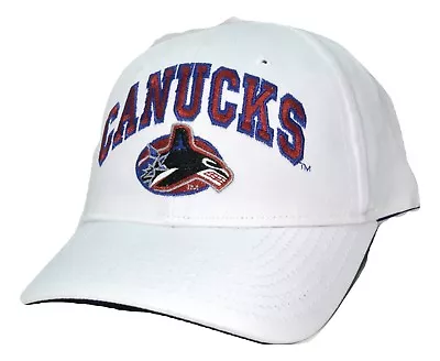 Vancouver Canucks  Zephyr NHL Team Logo Z Sport Adjustable White Cap Hat  • $19.99