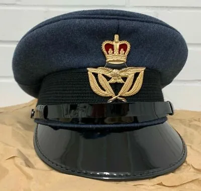 RAF ROYAL AIR FORCE WO WARRANT OFFICERS PEAKED MENS CAP - Size: 49cm British NEW • £25