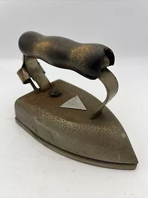 Vintage American Beauty Iron Wood Handle Solder Iron Heavy 6 1/2b Detroit Usa • $19.99