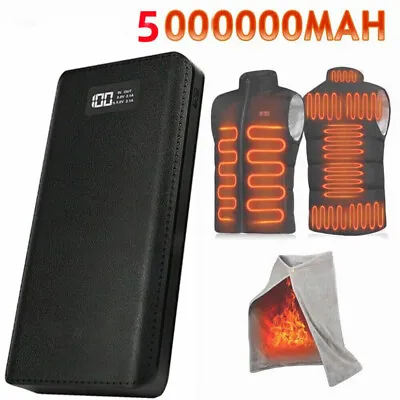 Power Bank For Electric Heated Vest Jacket Body Warmer Usb 5v 2a Battery Pack • £16.99