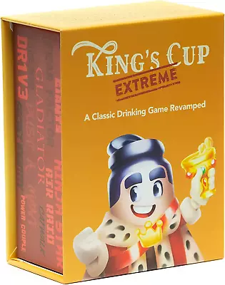 Kings Cup Extreme Drinking Card Games For Adults Couples Bachelorettes Party Toy • $26.99