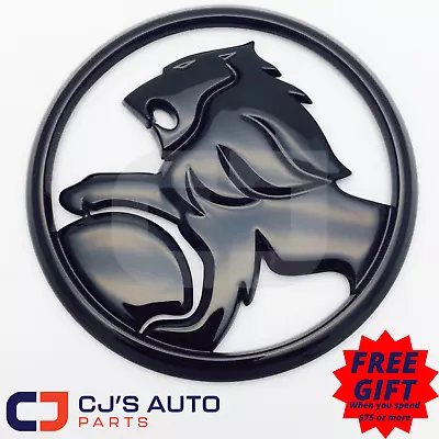 Holden Lion Badge VT VX VU VY VZ Ute Tailgate SS SSZ S Pac SV6 SVZ Gloss Black • $28.76