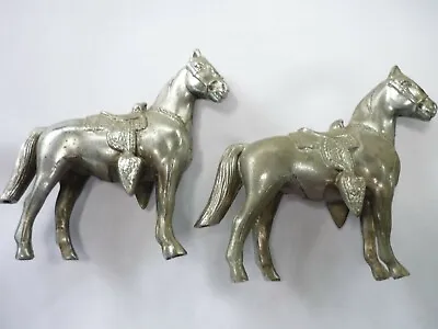 OLDIE! Vintage Pot Metal Western CARNIVAL HORSE Figurine 4.5 X 4.5  • $11.99