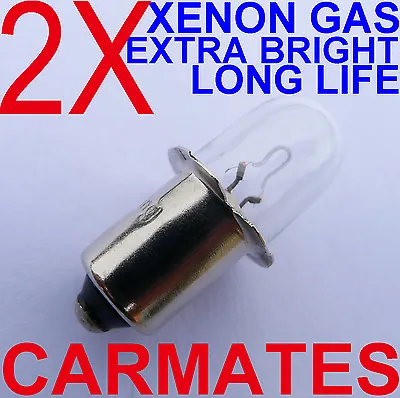 £5.08 • Buy 2 Torch Gas Bulbs 12V For DEWALT RYOBI AEG MAKITA GMC HILTI Panasonic Hitachi 