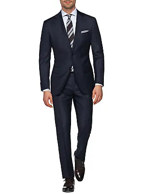 DTI GV Executive Italian Mens Two Button Wool Suit Jacket With Pant 2 Piece • $99.95