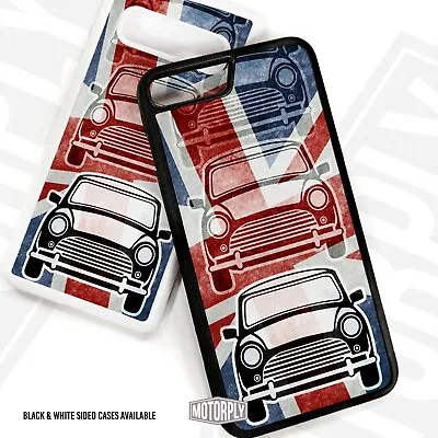 Printed Rubber Clip Phone Case Cover For IPhone - Classic Mini Union Jack • £6.95