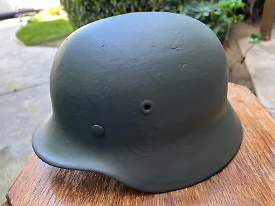 Original WW2 German Helmet M40 Named • $250